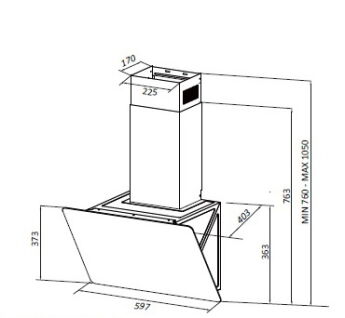 ������� Midea MH60AN364GB, ������ ������, 60 ��, ��������� ���, 900 ���. �