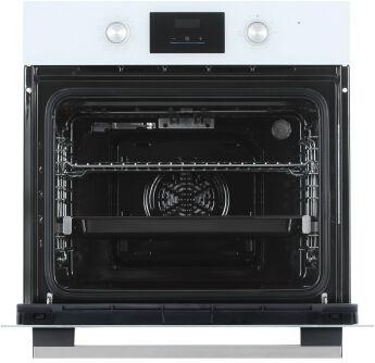 Духовой шкаф Midea MO509103YGW белый, Телескопические направляющие,утапливаемые ручки