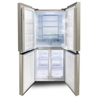 Холодильник Ginzzu NFI-4414 золотистое стекло