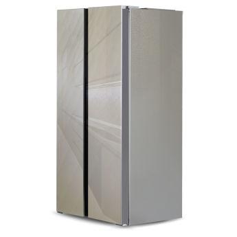 Холодильник Ginzzu NFK-462 Gold glass