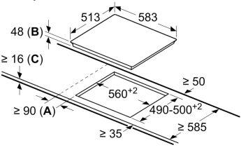 �������� ������ BOSCH PKE645BB2 ����������� �����, 4 �������� Hi-Light, ������