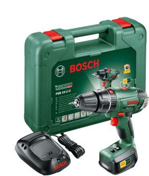 - Bosch PSB 18 Li-2 2Ah x1 Case (0603982321)