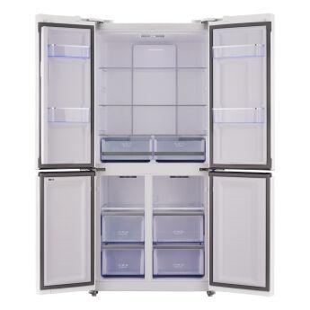 Холодильник TESLER RCD-482I WHITE GLASS