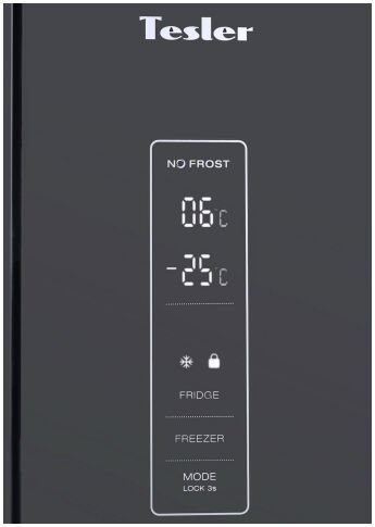 Холодильник TESLER RCD-480I GRAPHITE
