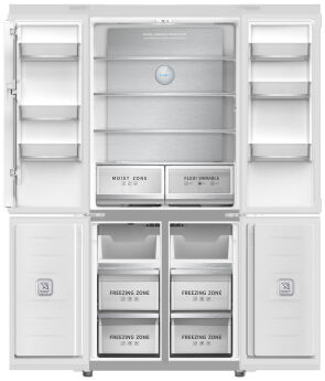 Холодильник TESLER RCD-487BI SPARKLING WHITE
