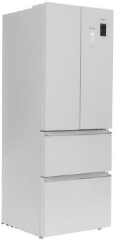 Холодильник Tesler RFD-361I WHITE GLASS