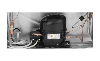 Морозильник Beko RFSK215T01G серый, 150x54x60 см, 6 отделений