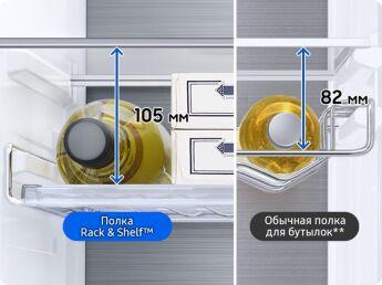 ����������� Side-by-Side Samsung RS80F65M1WWR ����� ������, �������������� ������, Wi-Fi, 680�