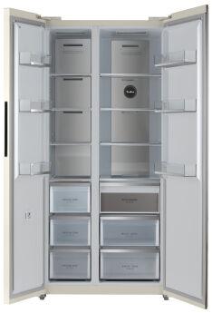  Side-by-Side Tesler RSD-537BI MARBLE BEIGE  , 191.2x91.1x60 , 537 