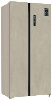 Side-by-Side Tesler RSD-537BI MARBLE BEIGE  , 191.2x91.1x60 , 537 