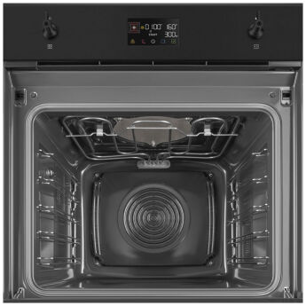 Духовой шкаф с СВЧ Smeg SO6302M2N черный, 11 режимов