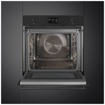 Духовой шкаф с СВЧ Smeg SO6302M2N черный, 11 режимов