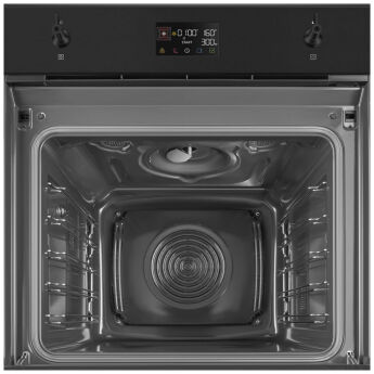 Духовой шкаф с СВЧ Smeg SO6302M2N черный, 11 режимов