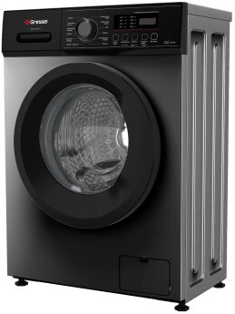 Стиральная машина Gressel UBC301 серый, узкая, 7 кг, 1400 об/мин, Инверторный двигатель
