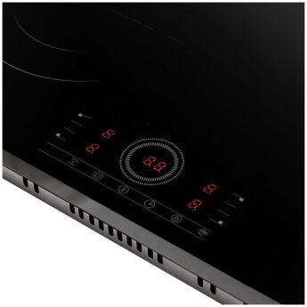 Варочная панель DeLonghi VITTORIO 2E1F CH черный, 59х52 см, 4 конфорки Hi-Light, 2 зоны расширения, слайдер