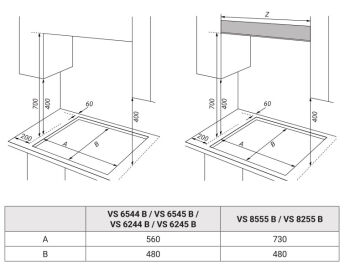 Газовая варочная панель Hiberg VS 6545 B
