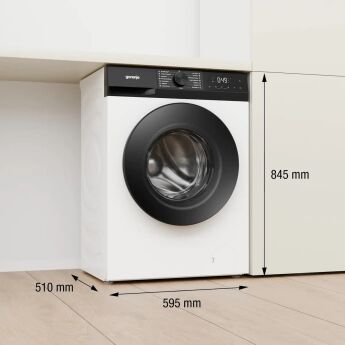 Стиральная машина Gorenje W2G2P84A32/C инверторная с паром, 8 кг, 1400 об/мин