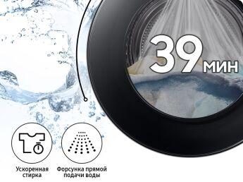 Стиральная машина с сушкой Samsung WD11DG6B85BBLP AI Wash Ecobubble, автодозировка, 11/6 кг