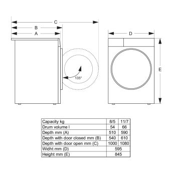 Стиральная машина с сушкой Gorenje WDG2P854A3C2/C