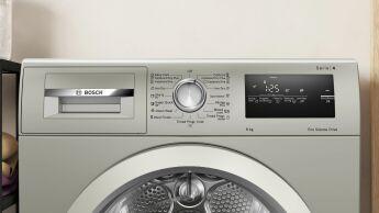 Сушильная машина Bosch WTN86202ME Serie 4, серебристый, 8 кг, AutoDry