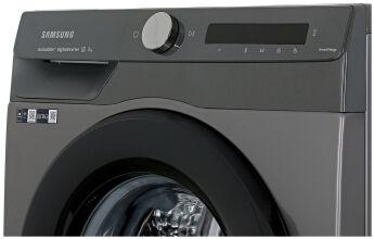 Стиральная машина Samsung WW70AG6S23ANLP, инокс, узкая, 7 кг, Smart Things