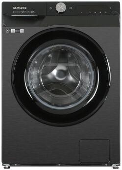 Стиральная машина Samsung WW80AG6S28ABLP узкая, черный, EcoBubble, AI Control, 8 кг