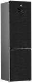 Холодильник BEKO B5RCNK403ZWB, черный блестящий, 201 см, NoFrost, зона свежести, инвертор