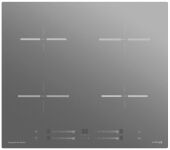 Варочная панель Zigmund & Shtain CI 23.6 S серебристая, 59х52 см, индукция, бустер, слайдер