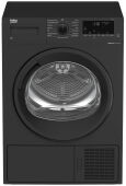Сушильная машина Beko DF7412GB черный, Тепловой насос, 7 кг