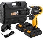 Дрель-шуруповерт Deko DKCD20FU-Li SET3 в кейсе + оснастка 063-4172