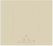 Варочная панель Lex EVI 641A I IV слоновая кость, индукционная, FlexZone, таймер