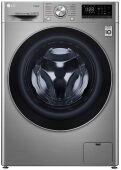 Стиральная машина LG F4V5RYP2T DD, серебристый, 10 кг, 1400 об/мин, прямой привод, Wi-fi
