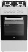 Газовая плита Beko FSE52000W белая