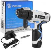 Дрель-шуруповерт Deko GCD12DU3 SNOW WHITE SET1 063-4170, 1x1.5Ач