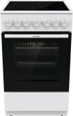 Электроплита Gorenje GEC5B42WG G400, белый, узкая, стеклокерамика, 4 конфорки Hi-Light, конвекция