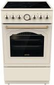 Плита электрическая Gorenje GECS5B70CLI (50см, стеклокерамика, бежевый ретро)