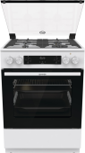 Газовая плита Gorenje GKS6C70WF белая 60 см, конвекция