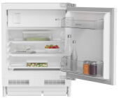 Холодильник встраиваемый Indesit IBUD 109 под столешницу, 82 см, с морозилкой, 125 л