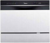 Посудомоечная машина Midea MCFD55S460Wi серебристый, компактная, 50x55x34.5 см, 6 компл., 6 программ, SmartHome