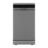 Посудомоечная машина Midea MFD45S050S серебристая, узкая, 6 программ, отсрочка старта