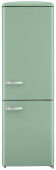 Холодильник TESLER RB-335 MINT GREEN зелёный ретро, 190 см, No Frost