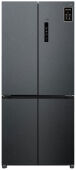 Холодильник TESLER RCD-487BI SPARKLING GREY серый металлик, 191.2x83.6x60 см, 4-х дверный, зона свежести