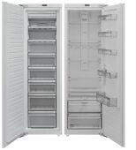 Встраиваемый холодильник Side by Side Scandilux SBSBI524EZ (RBI 524 EZ + FNBI 524 E)