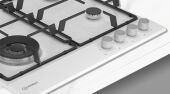 Варочная панель газовая Indesit THPM 641 W/IX/I нержавеющая сталь