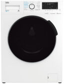 Стиральная машина Beko WDB7425R2W, белый, 7/4 кг, глубина 50 см, сушка, пар, инвертор, Турция