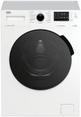 Стиральная машина Beko WSPE6H612W белая, 44 см, 6.5 кг, 1200 об/мин, пар, инвертор