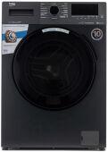 Стиральная машина Beko WSPE7H616A черная, 45 см, 7.5 кг, 1200 об/мин, пар, инвертор