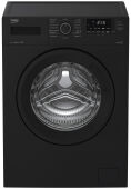 Стиральная машина Beko WSRE6512ZAA черный, 41,5 см 6 кг, 1000 об/мин, пар