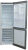 Холодильник BEKO B1RCSL332S, серебристый, скрытые ручки, 185х60 см, 332 л