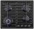 Варочная панель газовая MAUNFELD EGHE.64.63CB2/G черный, 59x51.5 см, WOK, чугунные решетки